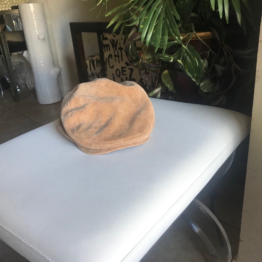 KANGOL corduroy newsboy cabbie hat size L NWOT